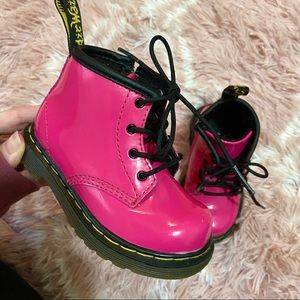 Pink Dr. Martens Toddler Boots